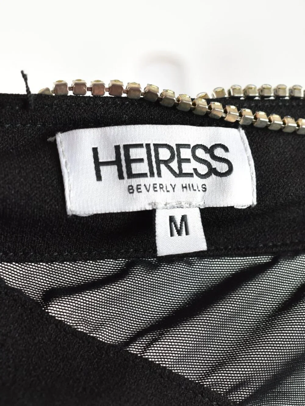 Heiress Beverly Hills Diamante Cutout Crepe Midi Dress - Picture 12 of 12